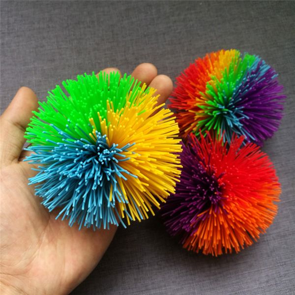

anti-stress 6cm/9cm rainbow fidget baby funny stretchy ball stress relief novelty games toys