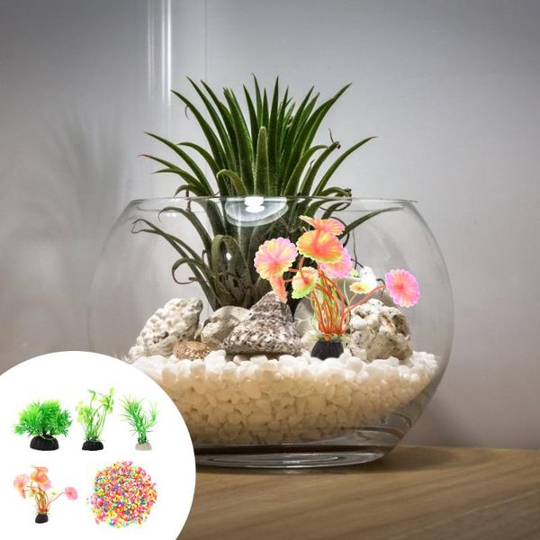 

4pcs fish tank ornaments 500g stones underwater aquarium decoration accessories decorations
