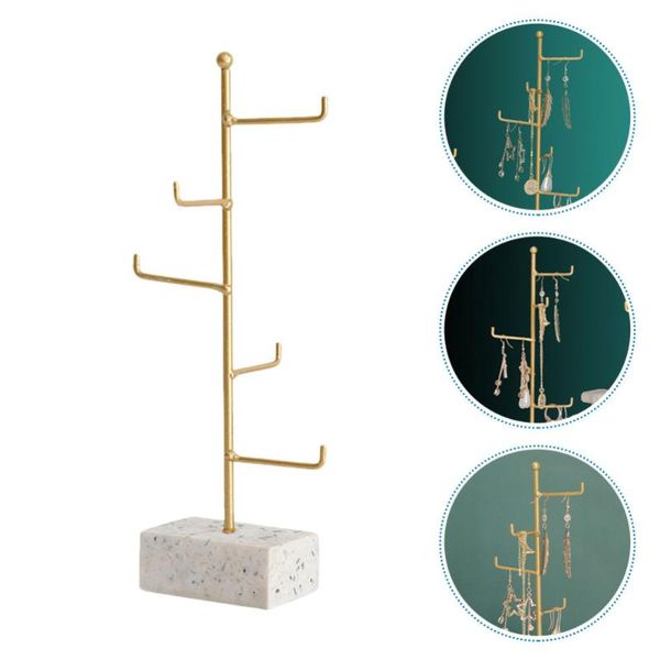 

vases 1pc creative nordic jewelry rack dressing table storage display stand (white)