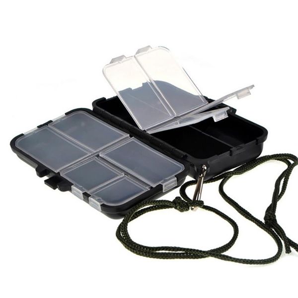 

fishing accessories mini box fish bait hook plastic storage square 11 * 6.5 3.5 cm