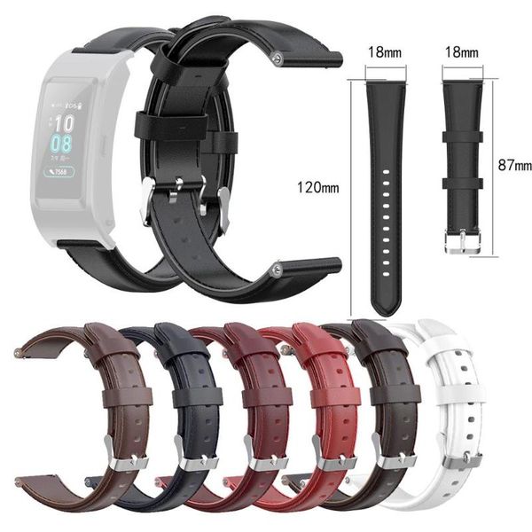 

watch bands leather replacement band buckle wrist strap for huawei talkband b5 luxury wristband gift black red, Black;brown