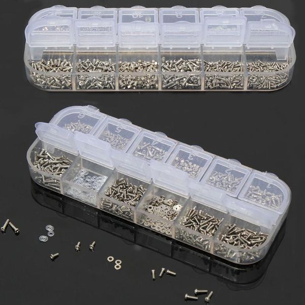 

sunglasses frames 1100pcs accessories multifunction home stainless steel screws tiny portable eye glasses repair kit for watch clock, Silver