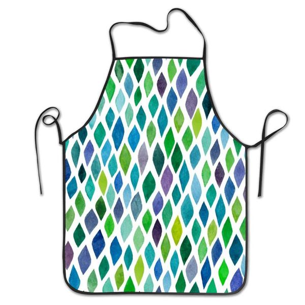 

watercolor hand-drawn cooking kitchen baking gardening haircut cute apron funny bib aprons for women men chef