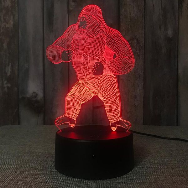 

night lights gorilla shape lamp led anime light