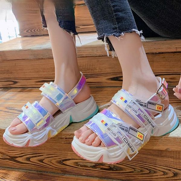 

summer fashion casual women's shoes retro female sandals open toe beach outdoor, Black