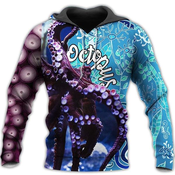 

men's hoodies & sweatshirts fashionable sweatshirt beautiful ocs 3d printing casual street long sleeve hoodie comfortable zip, Black