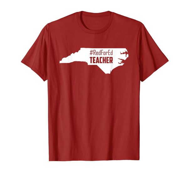 

red for ed north carolina - redfored nc teachers, White;black