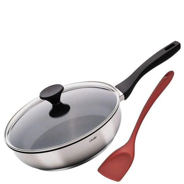 

pans frying pan non-stick wok induction cooker deepening 304 stainless steel cast iron kitchen cooking