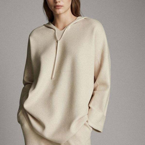 

spring and autumn hooded pullover sweatshirt loose casual fashion all-match women's hoodies & sweatshirts, Black