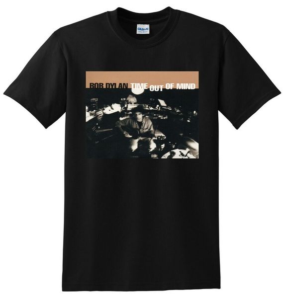 

bob dylan t shirt time out of mind vinyl cd cover small medium large xl, White;black