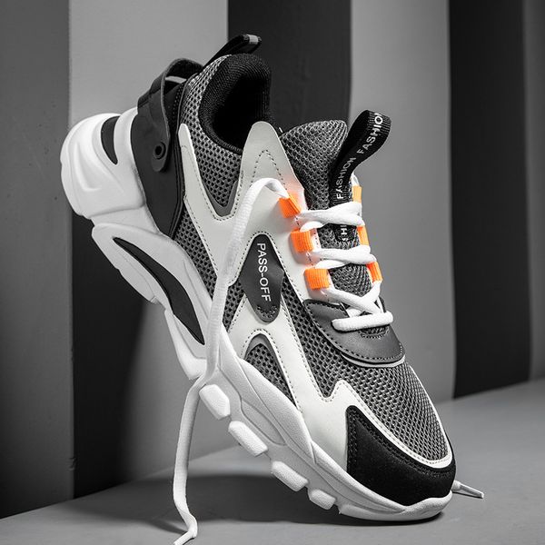 

fashion summer mesh women men running shoes breathable black white beige gray jogging sports trainers sneakers code: 65-727 size eur 39-44