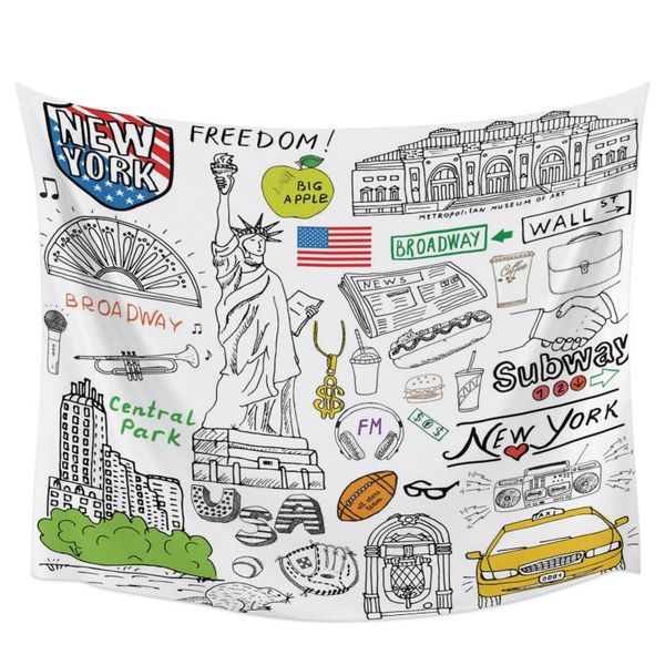 

tapestries york wall tapestry home decor bedroom hanging yoga mat picnic
