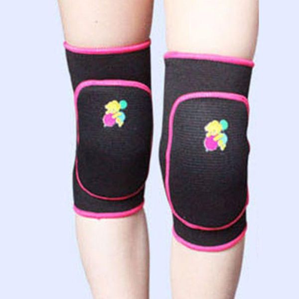 

elbow & knee pads pad 3-15y outdoor multi-color infant child boys girls cotton sports cap dance training soft, Black;gray