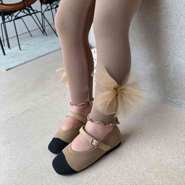 

kids girls leggings autumn solid bow tie children trousers girl casual pencil pants cute toddler 1 7years, Blue