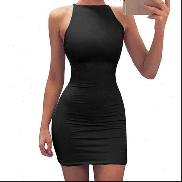 

bodycon spaghetti strap womens dress round neck club mini drop, Black;gray