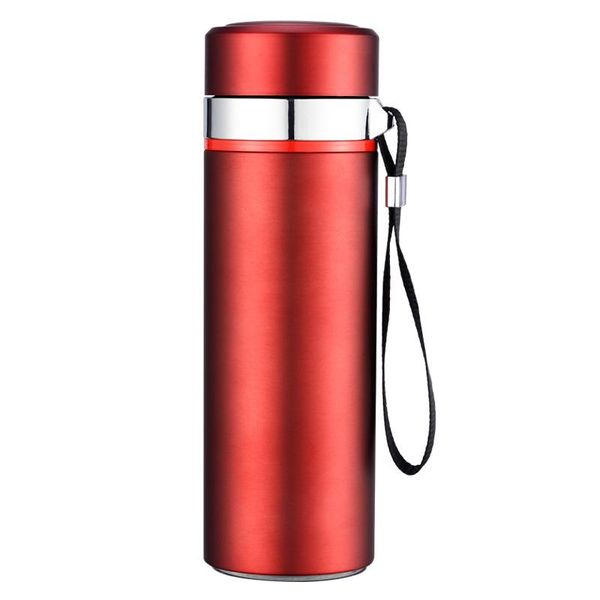 

water bottles high-end 304 business vacuum insulation cup portable outdoor large capacity warm-keeping tea holiday gift