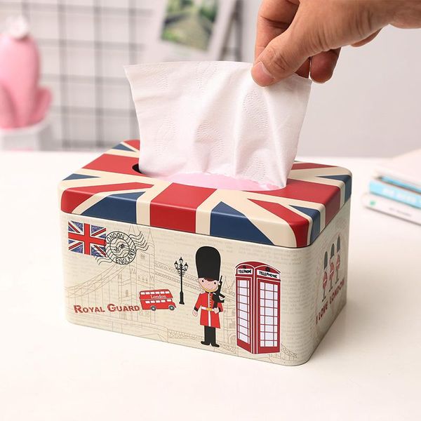 

tissue boxes & napkins creative and simple box storage home living room car iron art pumping napkin