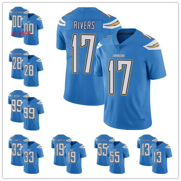 

jersey los angeles''chargers''men''nfl''women youth alternate blue vapor, Black;red