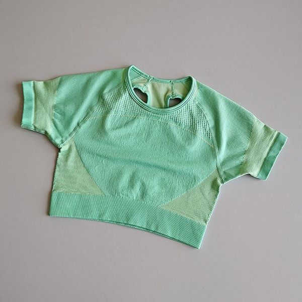 

yoga outfit seamless gym sportswear solid sports shirt fast dry bras women high elastic girl underwear fitness running sport top