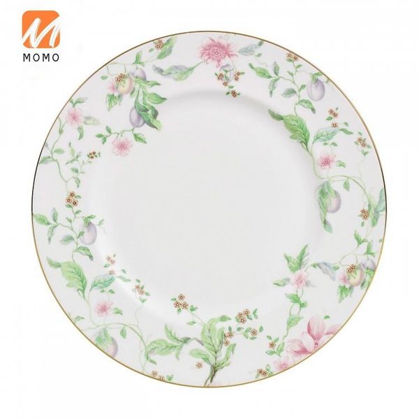 

sweet plum bone china snack plate western berry flat storage bottles & jars