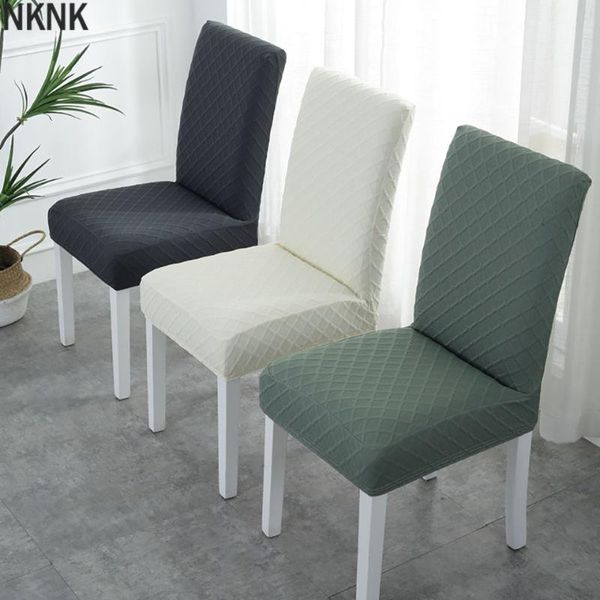 

jacquard dining chair for chairs kitchen el banquet covers stretch spandex elastic seat case