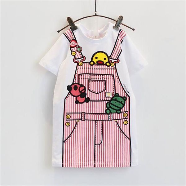 

summer girls cartoon kids for girl dresses clothes 2 7y baby children clothing vestidos costume roupas infantis menina, Red;yellow