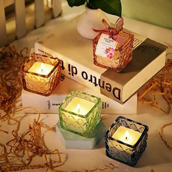 

candles soy scented wholesale for bathroom bedroom birthday wedding gift home decoration candle jar glass