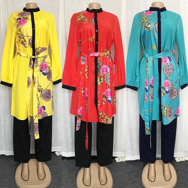 

african printing clothing for women dress dashiki waist belt clothes plus size retro africa bodycon christmas robe ethnic, Red