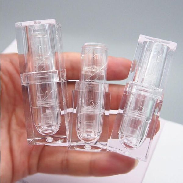 

storage bottles & jars 30/50pcs wholesale 12.1mm empty lipstick bottle high grade clear lip tube transparent containers cosmetic packag