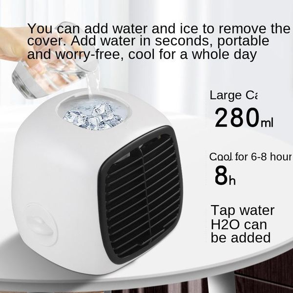 

electric fans usb mini fan portable deskand humidity cooling refrigeration small air conditioner for office home dormitories