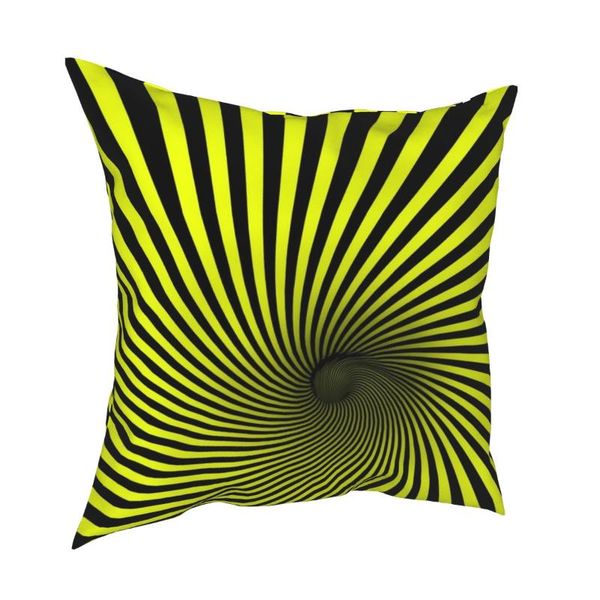 

pillow case optical illusion a hole going through endless pit square pillowcase polyester pattern decorative throw car cushion