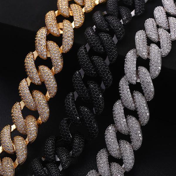 

full cz statement cuban link chain choker necklace adjust women wedding bijoux wholesale chokers, Golden;silver