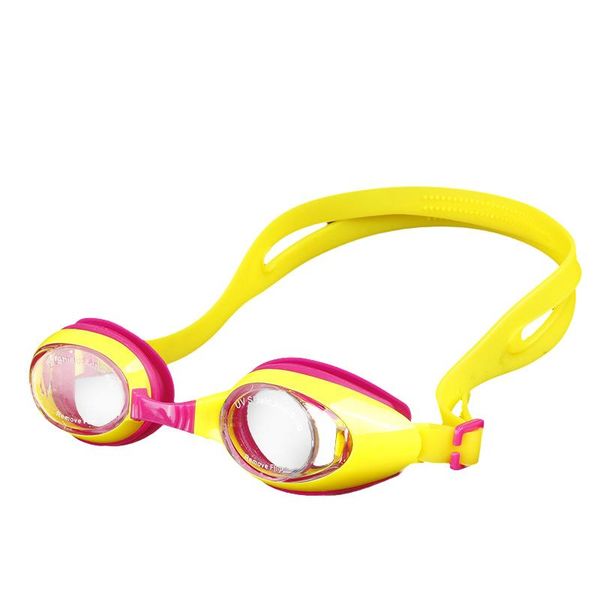 

goggles swimming anti fog uv protection waterproof children glasses silicone frame and strap for kid boys girls w102g