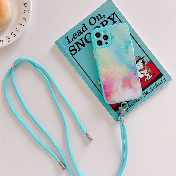 

glitter lanyard camera protection star cute cell phone cases for iphone 13 11 12mini xr xs max x 7 8 plus 12 11pro max