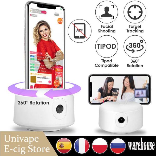 

selfie monopods 2021 portable all-in-one auto smart shooting stick 360 rotation face tracking object phone holder