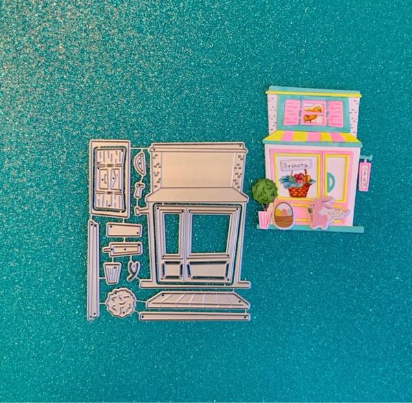 

painting supplies cafe or cafeteria structure scrapbooking paper metal craft dies for card making cut 2021 embossing
