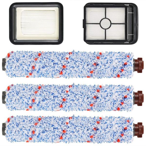 

vacuum cleaners suitable for bissell crosswave 1785/2306 series - 3 pack multi-surface 1868 brush roll and 2 1866 filter
