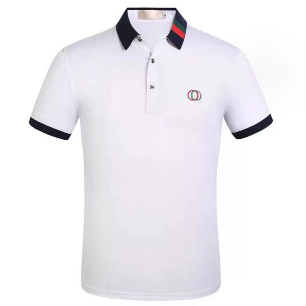 2022SS Sommer 100% Baumwolle Männer Polo T-shirt est LOGO Print Mode Kleidung hemd Trend kurzarm TshirtM-3XL