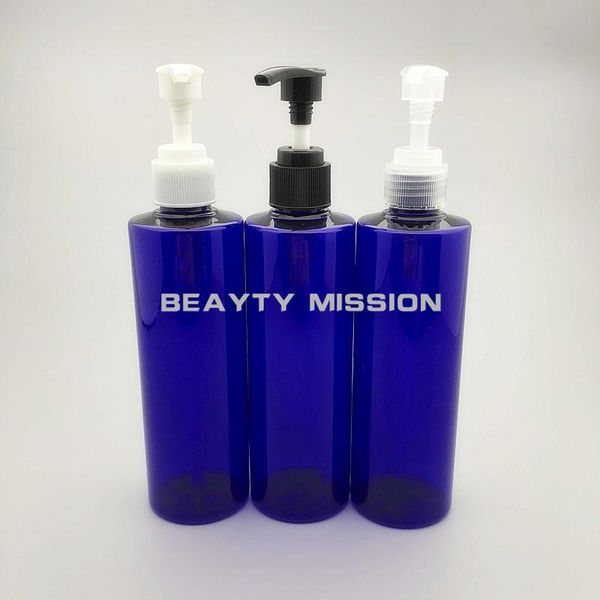 

storage bottles & jars beauty mission 250ml 24pcs blue empty lotion pump bottle, shampoo containers for cosmetic packaging with liquid soap