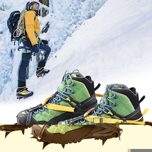 

cords, slings and webbing lizada 10 teeth antiskid ice traction crampons winter walk climbing gear outdoor hiking walking shoes boots grips1