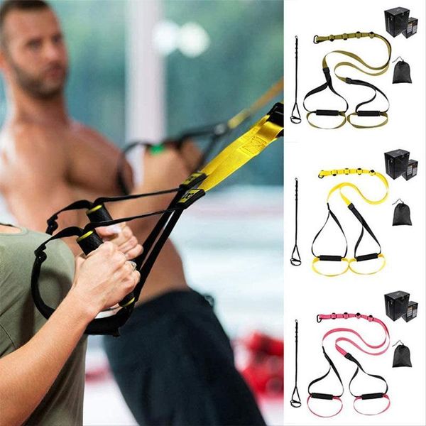 

resistance bands suspension exercise fitness hanging belt tension pull gym rope yoga stretching straps