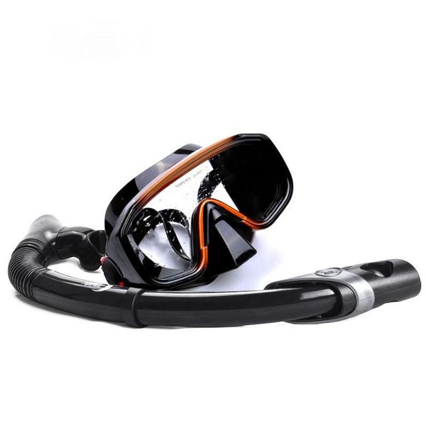 

diving masks silicone mask snorkel anti-fog full dry tube underwater swim equipment professional scuba