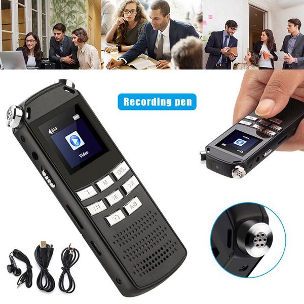 

digital voice recorder portable recording pen mp3 hd dvd noise cancelling audio for lectures gdeals