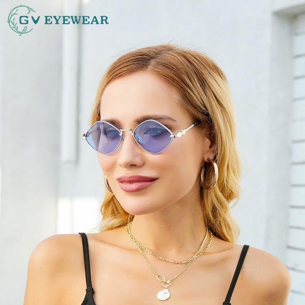 

sunglasses 2021 vintage irregular small frame black for women fashion brand gradient sun glasses female uv400 shades eyewear, White;black