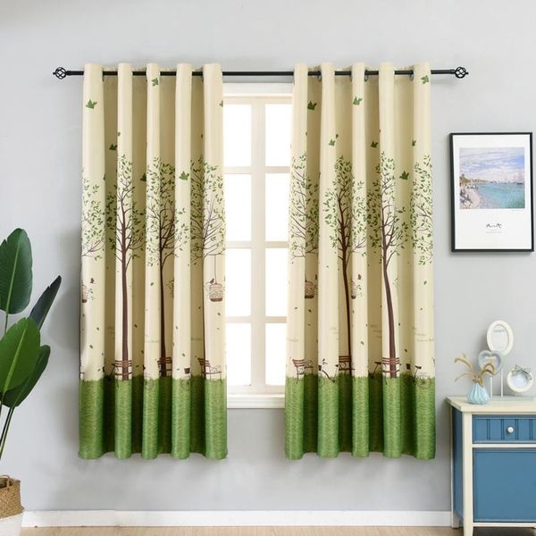 

curtain & drapes blackout cartoon printing for children's and bedroon bay window decoration