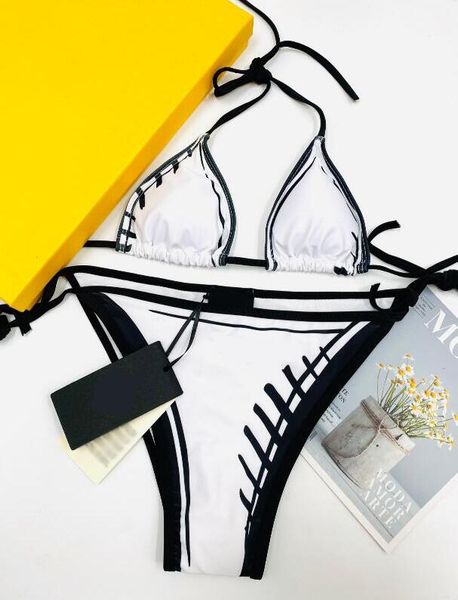 

21 summer designer bikini for women swimsuits fashion letters print swimwear lady branded bathing suit multi styles, White;black