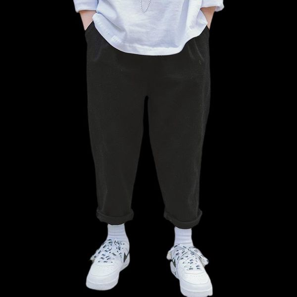 

trousers boys' pants spring and autumn fashion cool fashionable 2021 children's casual zhongda wear, Blue