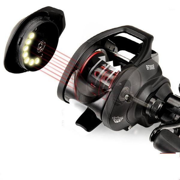

7.2:1 baitcast fishing reel 18 bearing distant wheel left-handed right-handed 2000s bait casting carrete de pesca baitcasting reels