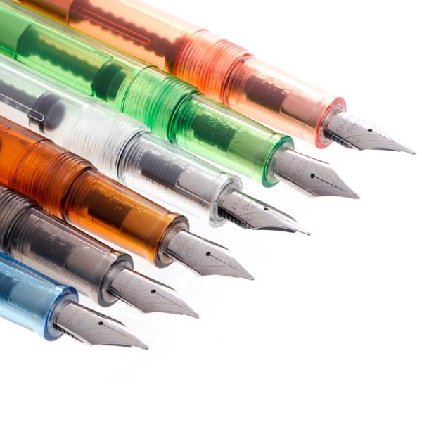 

pens 992 transparent fountain pen 0.5mm stationery supplies writing tools gift d14