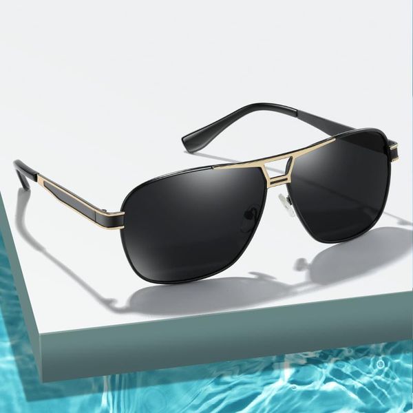 

sunglasses brand design classic men polarized vintage metal coating driving sun glasses uv400 shades eyewear, White;black